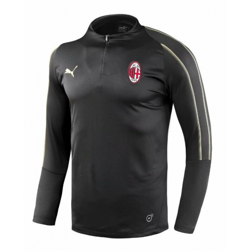 AC Milan 18/19 Training Sweat Top Black
